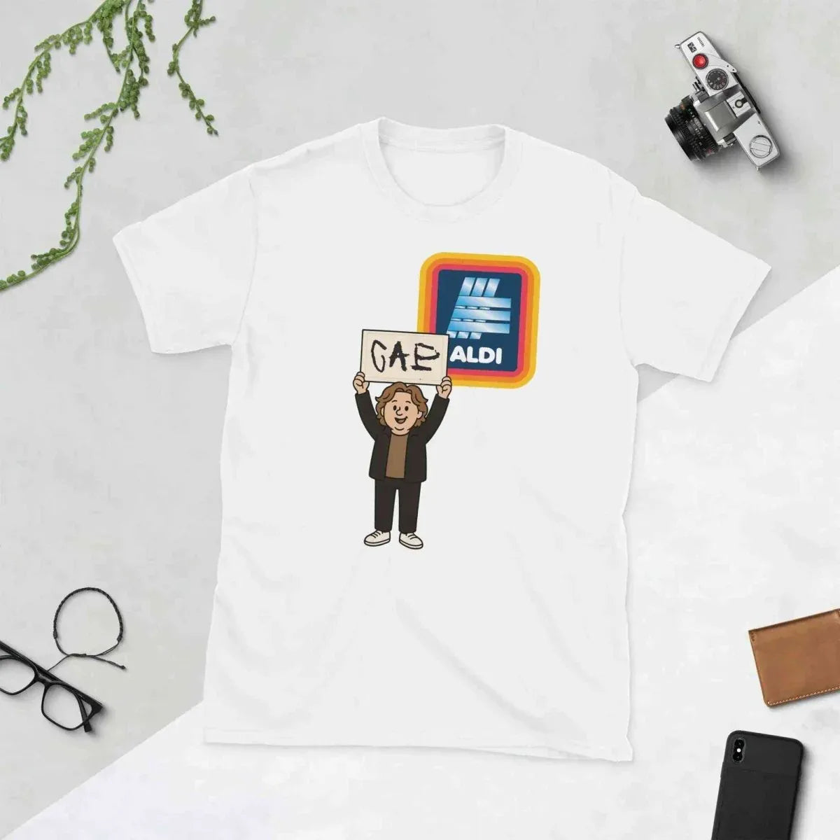 Alcyone213k Lewis Capaldi Graphic T-Shirt - Capaldi On Aldi