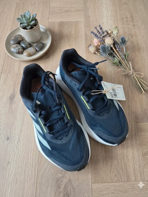 Adidas Duramo Speed Running Shoes Navy Blue Size UK 3.5