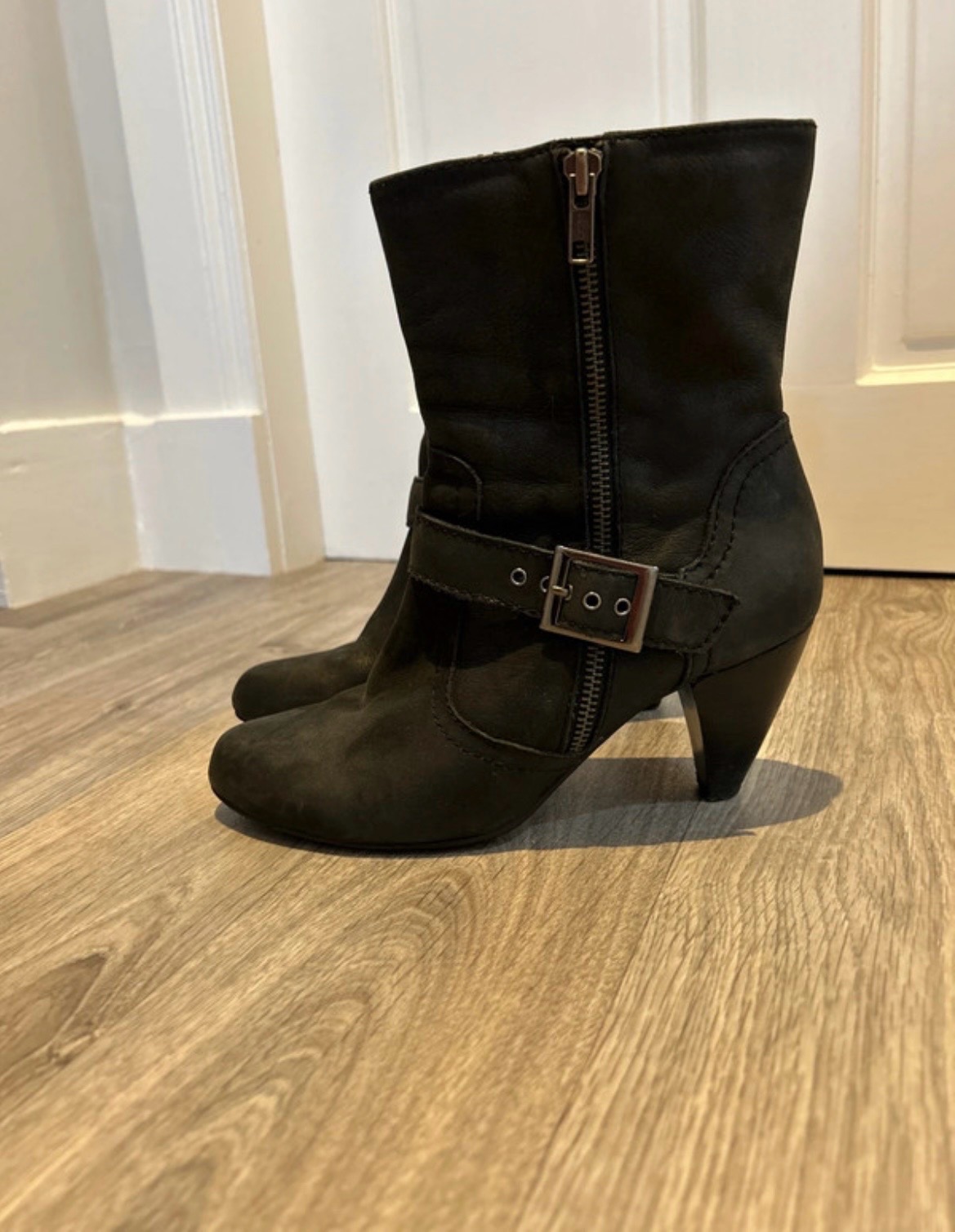 Next black ladies boots size 5