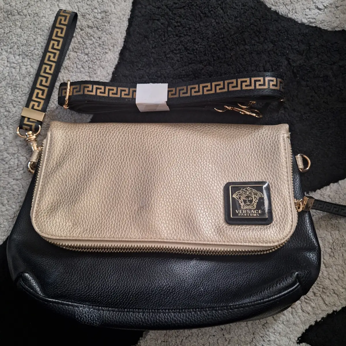 Versace Black Gold Bag
