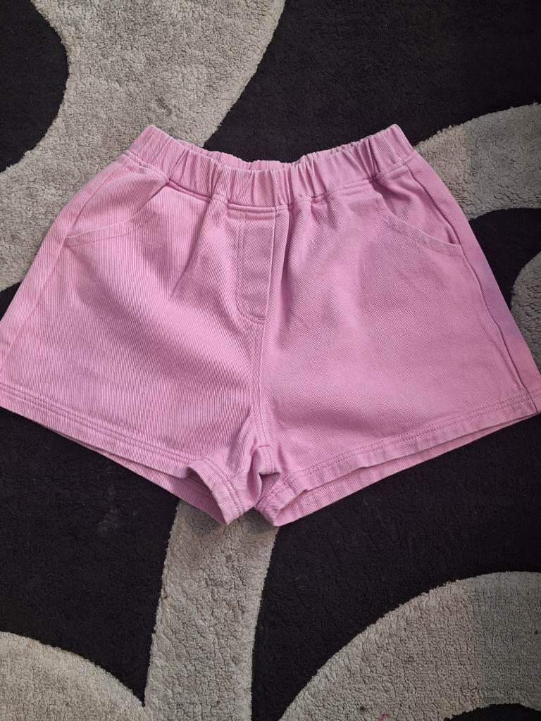 Pink Denim shorts