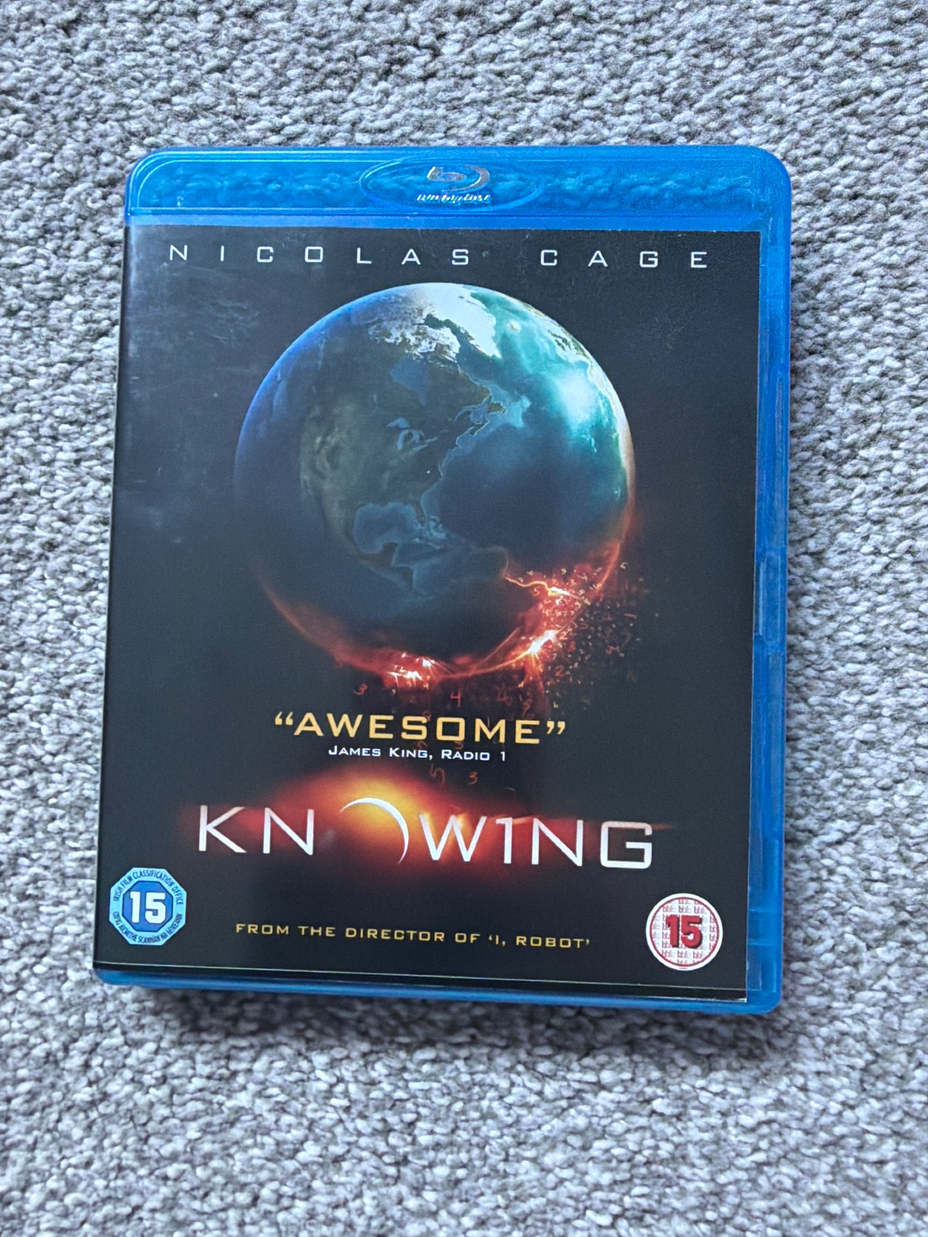 Knowing Blu Ray