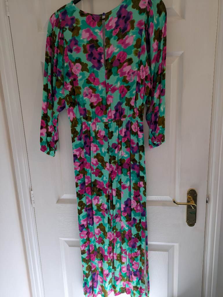 Oliver Bonas Watercolour Dress Size 12
