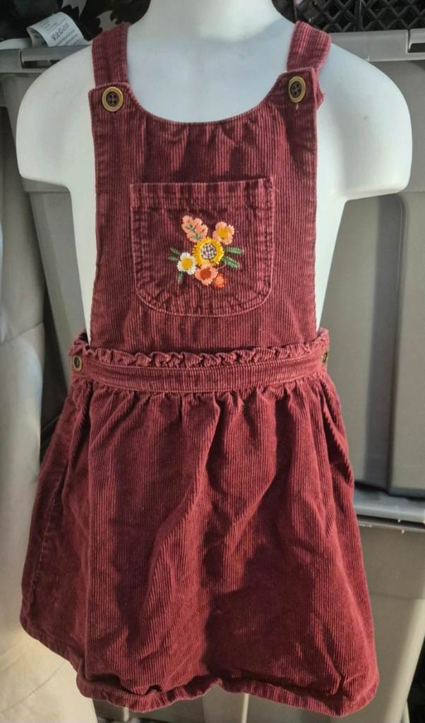 Girls cord dress