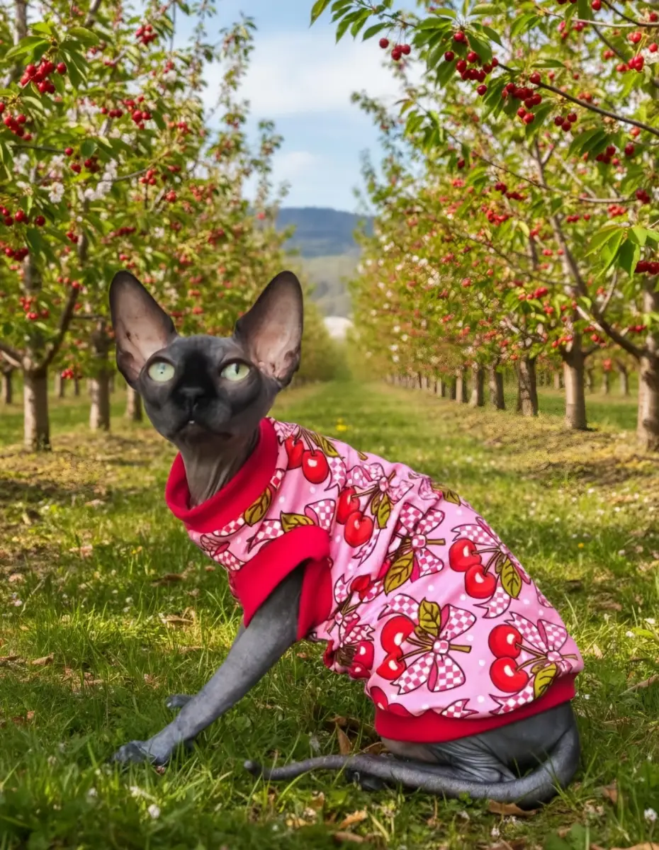 Cheries Sphynx Cat Top
