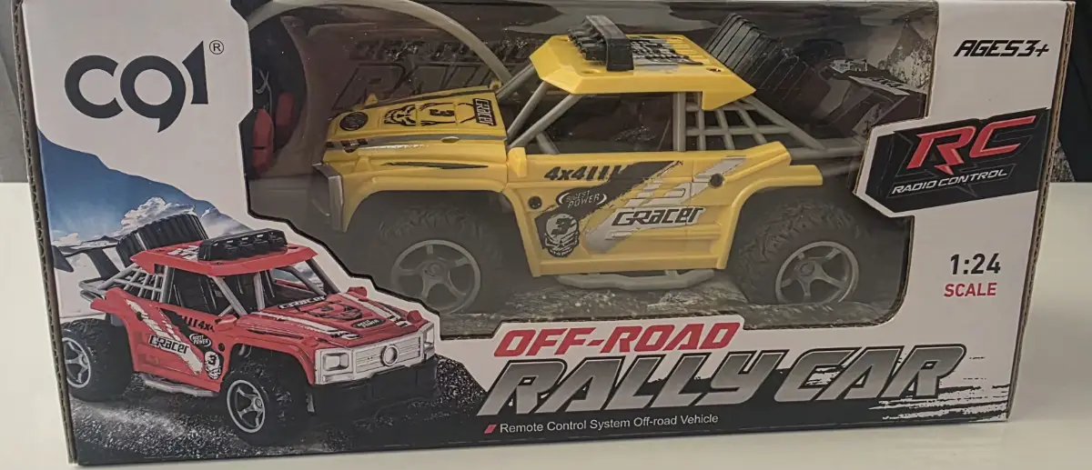 Remote control rally car