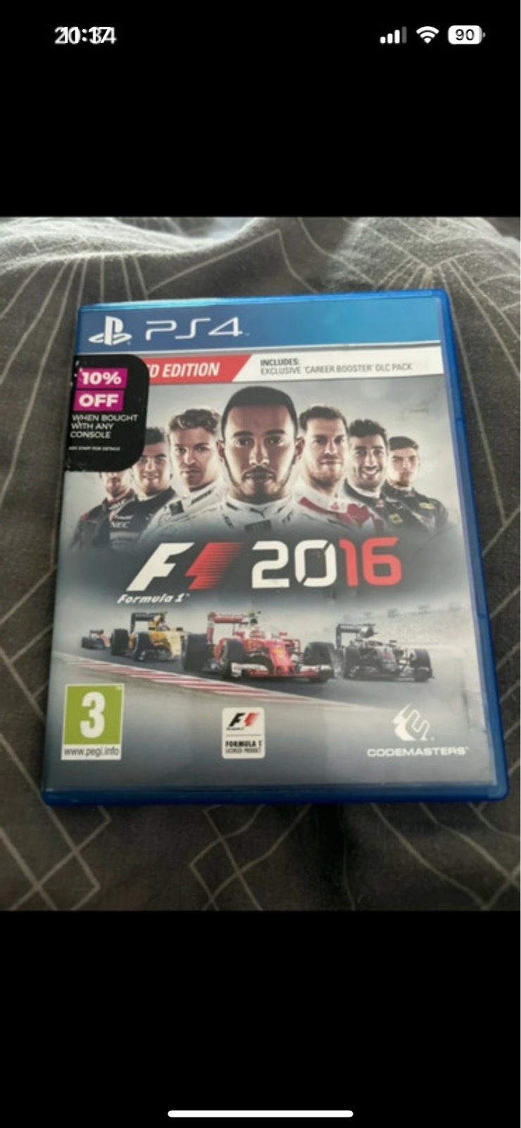 PS4 formula 1 2016 playstation 4 game