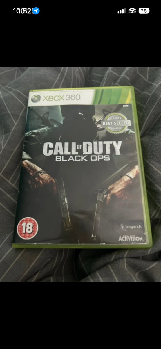 Call of Duty: Black Ops Xbox 360, 2010, PEGI 18.