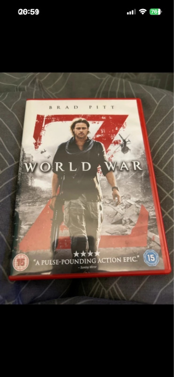 DVD Movie - World War Z