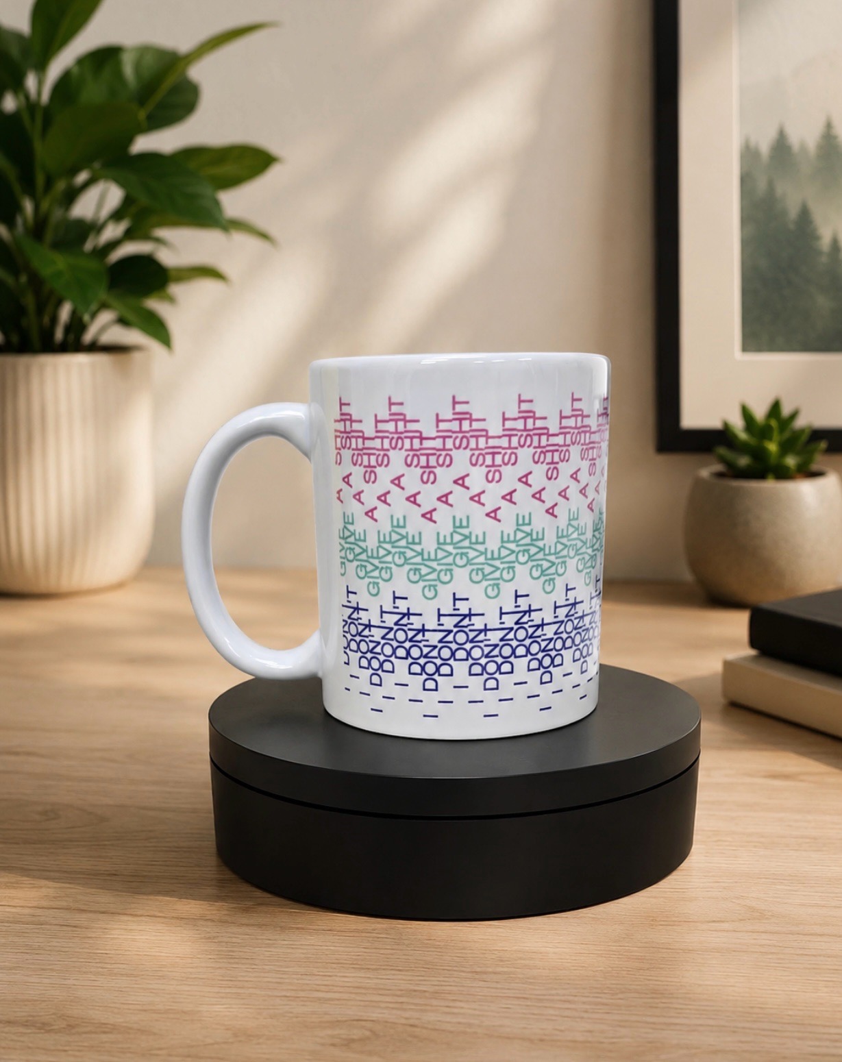 Secret message, cups  secret Santa gift Christmas gift printed cups