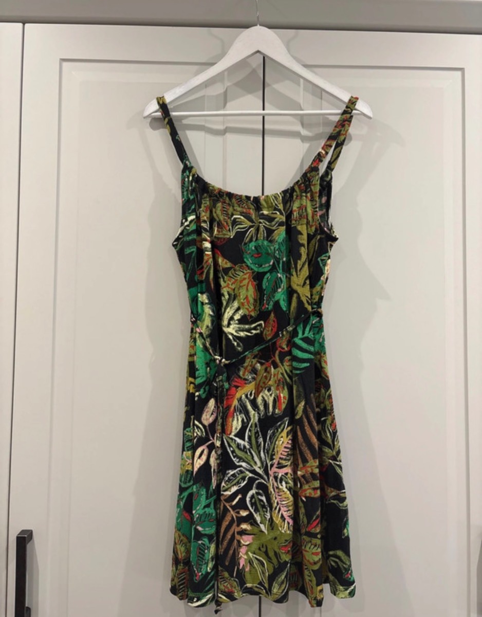 Size 10 Nutmeg Tropical Print Summer Dress