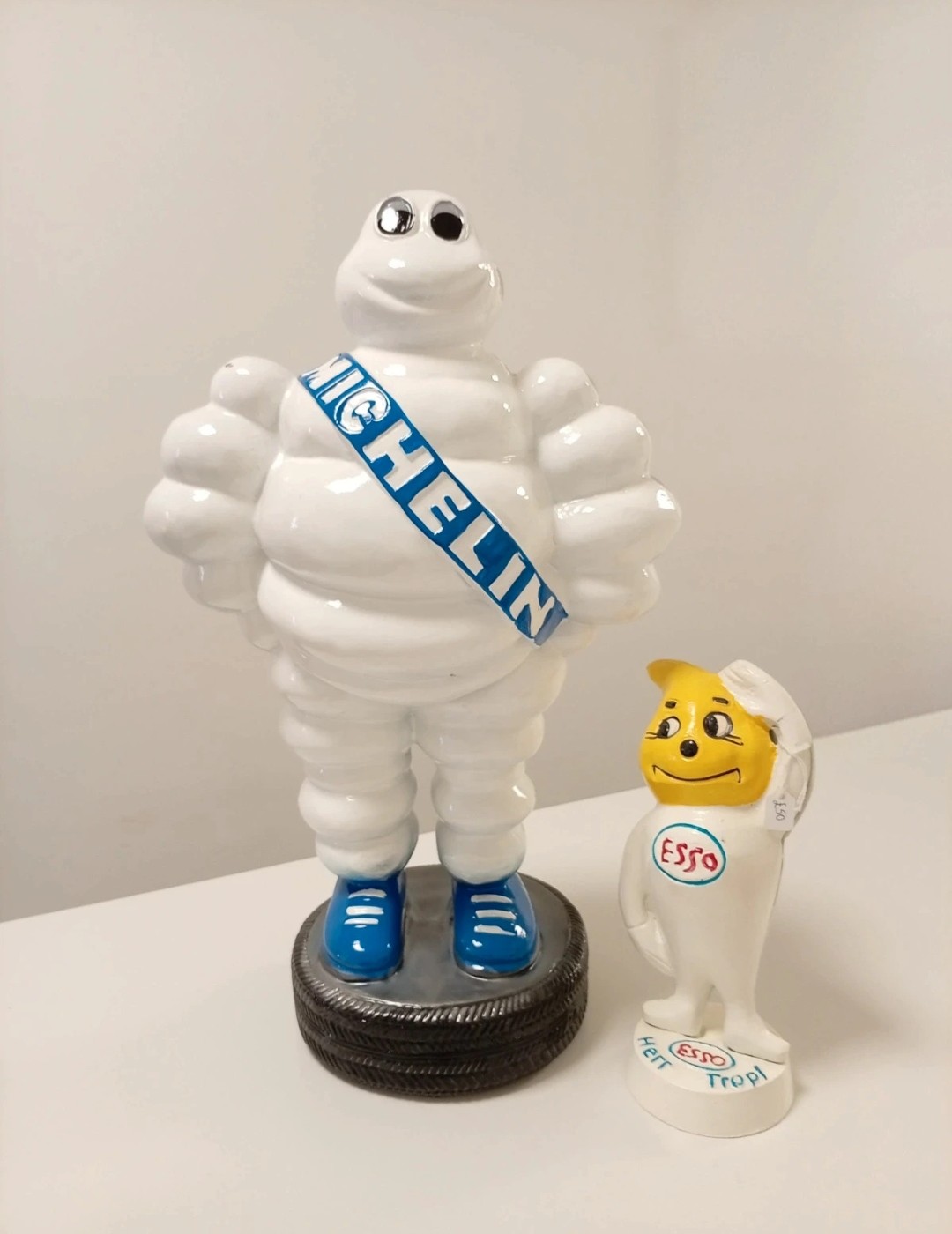Large Michelin Man Standing on Tyre Display Figure – Classic Garage & Man Cave Collectible