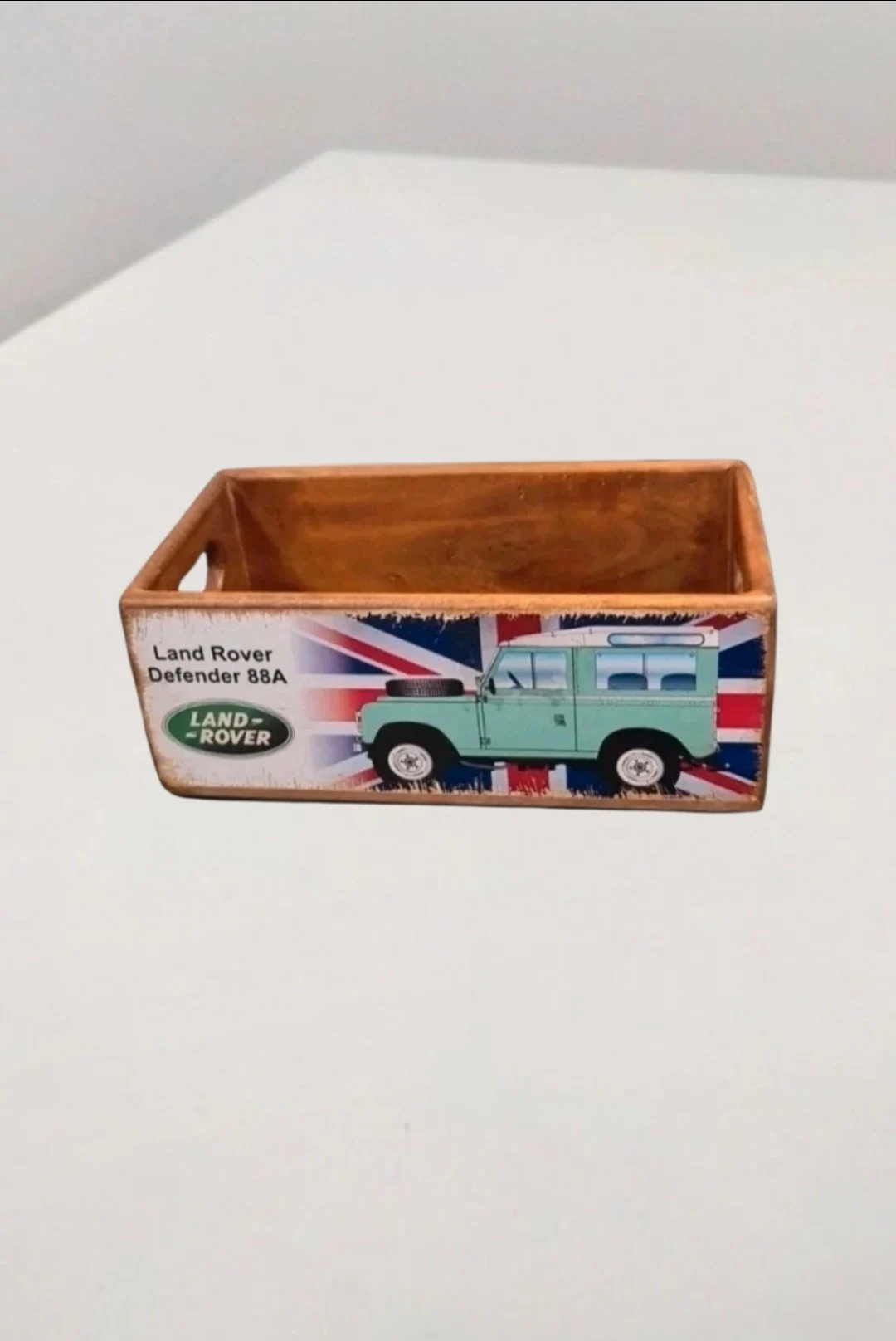 Medium Vintage Land Rover Wooden Storage Crate