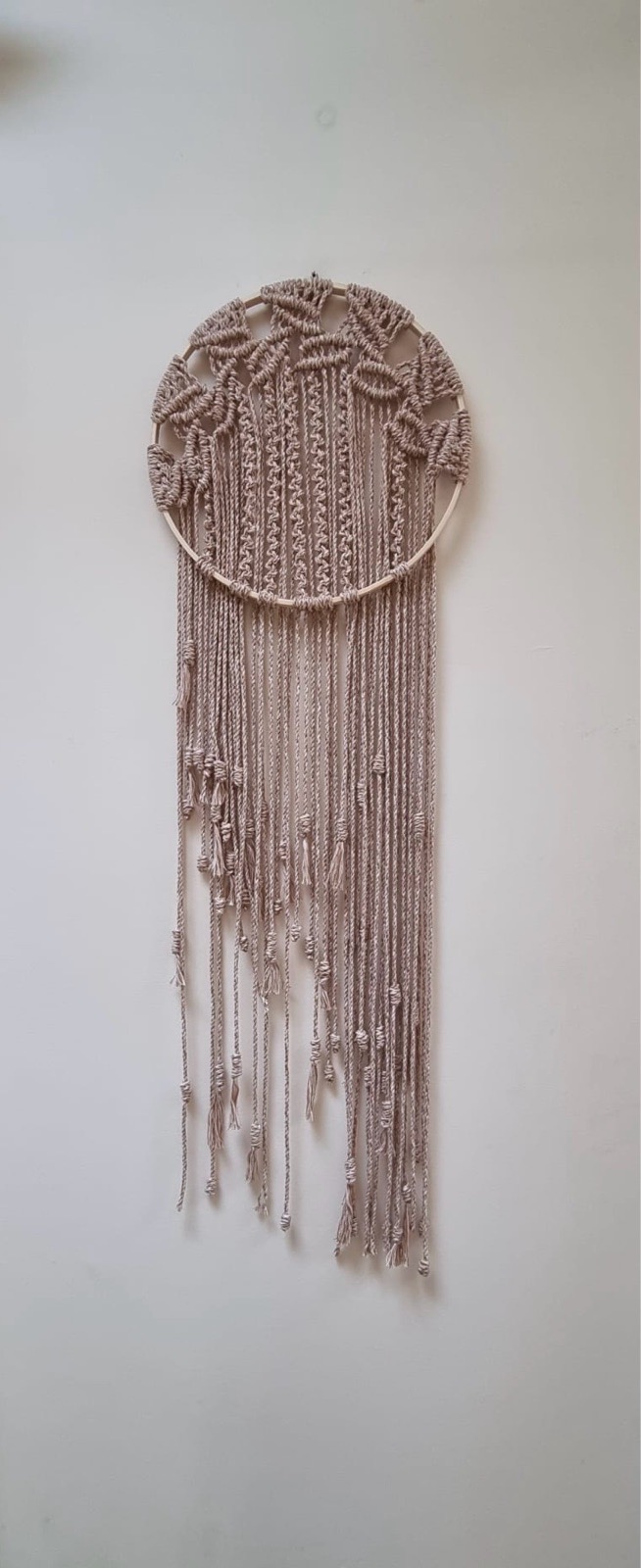 Handmade Macramé Wall Hanging | Boho Home Décor | 100% Recycled Cotton