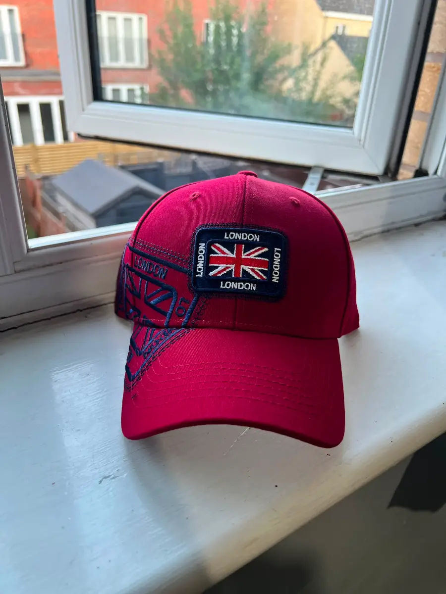 London Flag Red Baseball Cap
