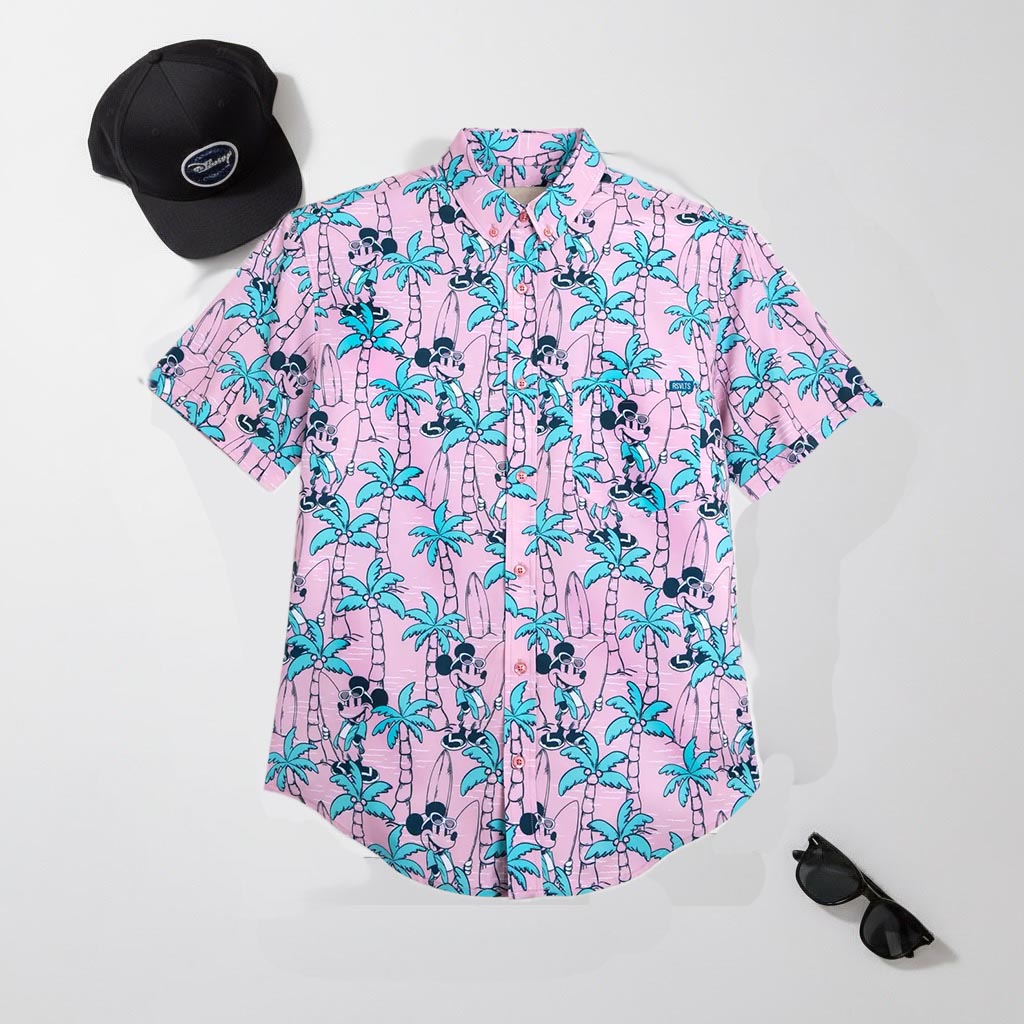 RSVLTS x Disney Mickey Mouse Kunuflex Mens Shirt New unworn 2XL