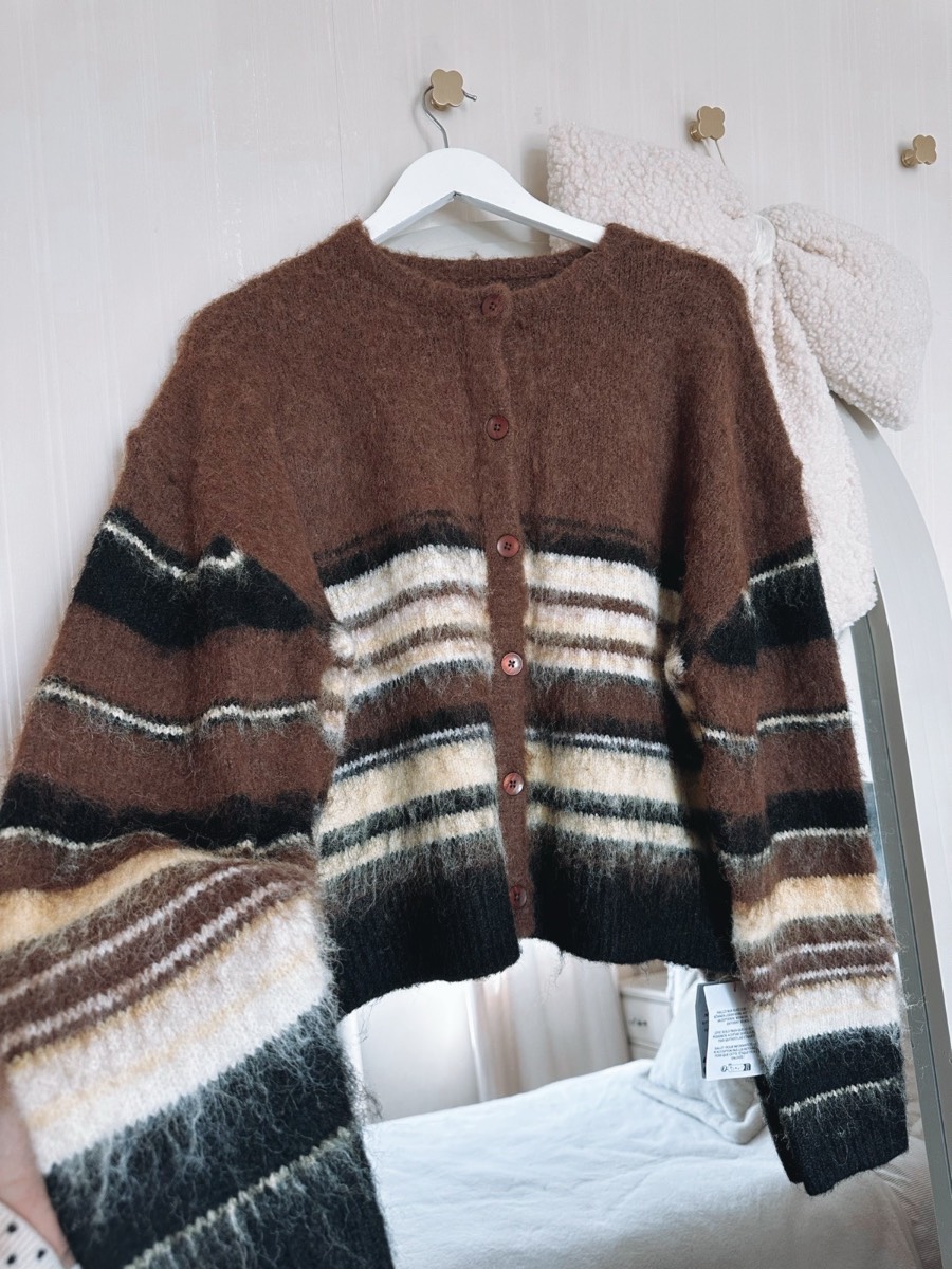 Asos stripe cardigan
