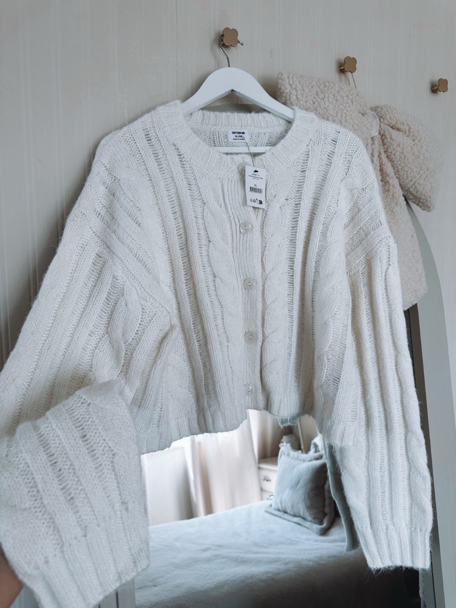 Cotton On cable knitted cardigan