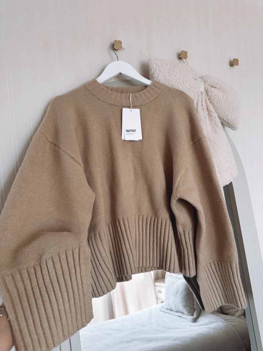 Monki chunky brown jumper