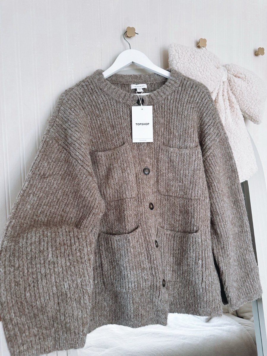 Topshop double pocket cardigan