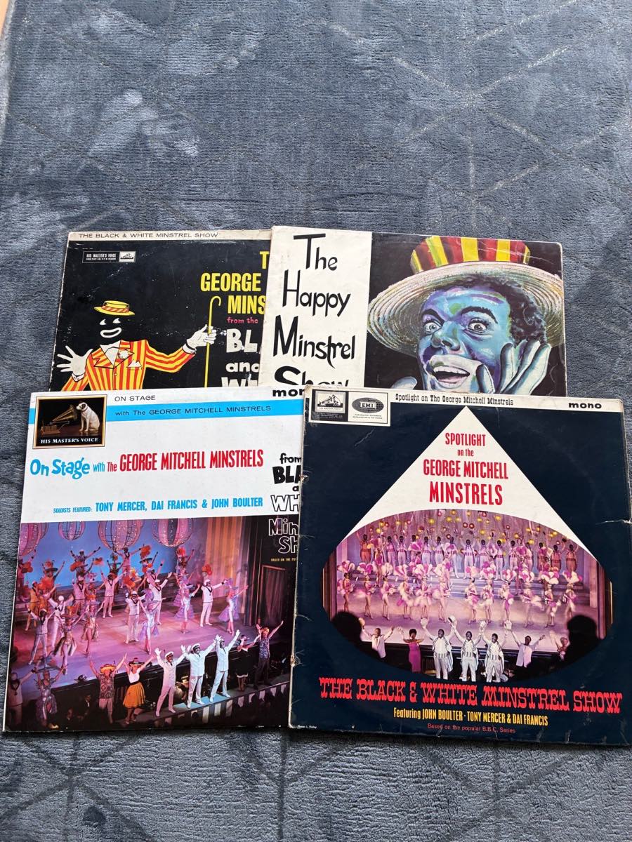Bundle of 4 Vintage The George Mitchell Minstrels Vinyl LP Records 1960s BBC HMV