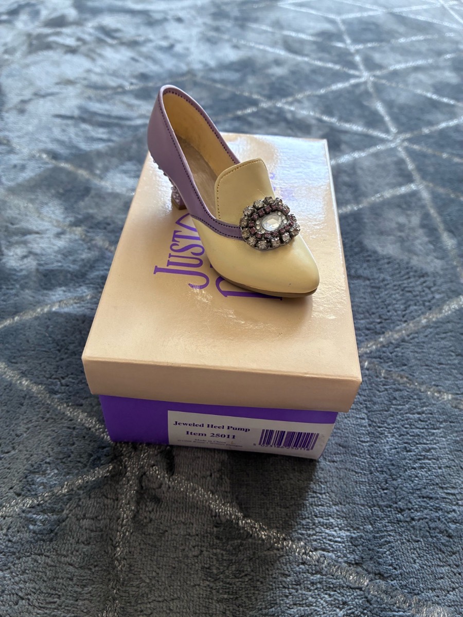 Raine "Just The Right Shoe" Jeweled Heel Pump Figurine