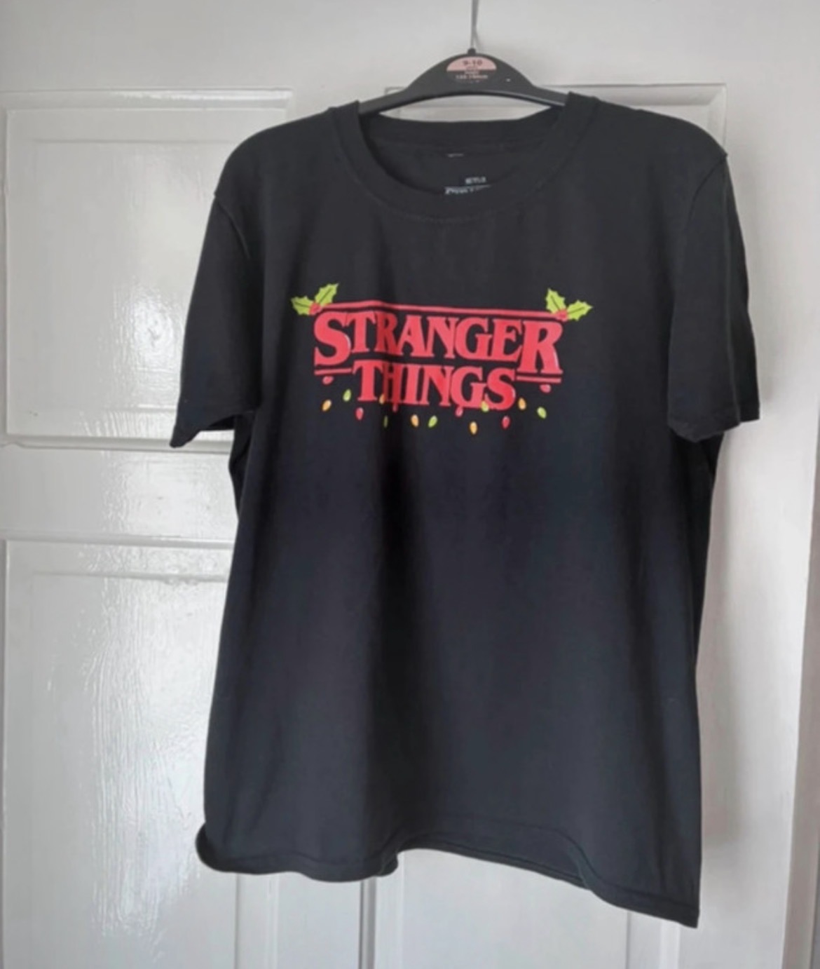 Child's Stranger Things Christmas Tshirt Size XL