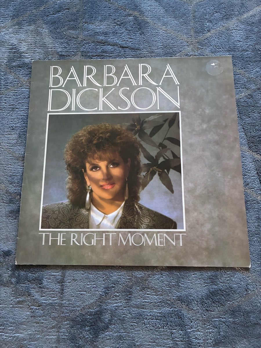 Barbara Dickson – The Right Moment (1986 Vinyl LP, K-tel)