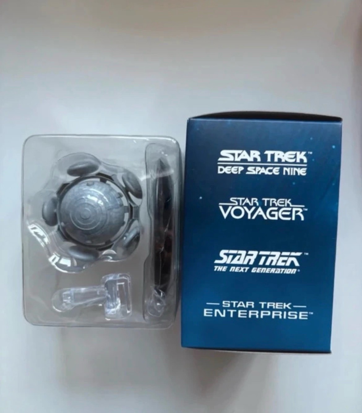 Eaglemoss Star Trek Borg Sphere Die-Cast Model Ship #10 First Contact Boxed Stand