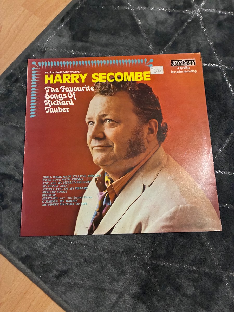 Harry Secombe the Favourite Songs of Richard Tauber LP Album