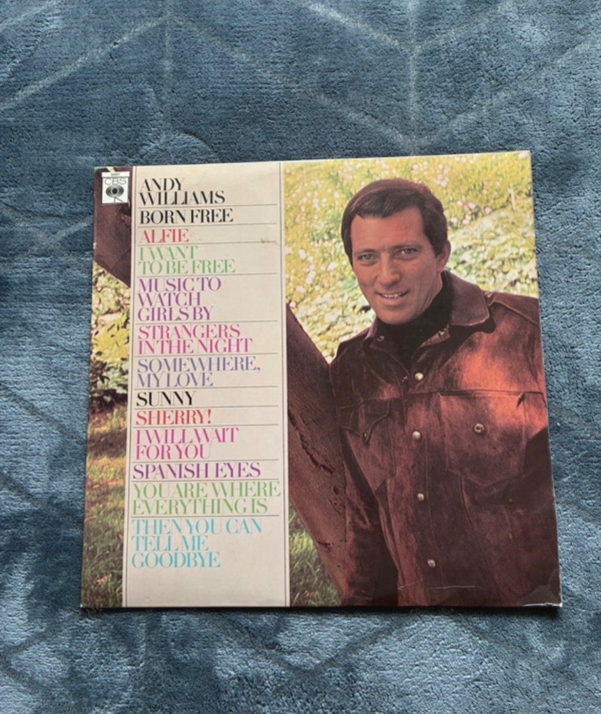 Andy Williams Born Free LP Vinyl Record