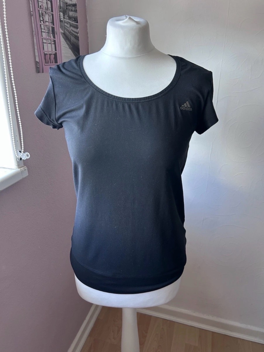 Adidas Women's Black Gym Top Size S