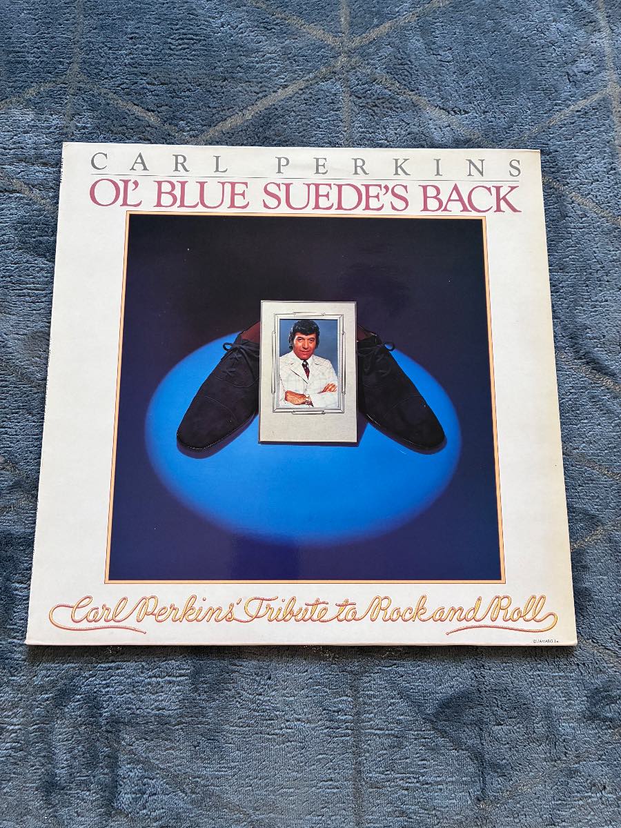 Carl Perkins Ol' Blue Suede's Back LP 1978