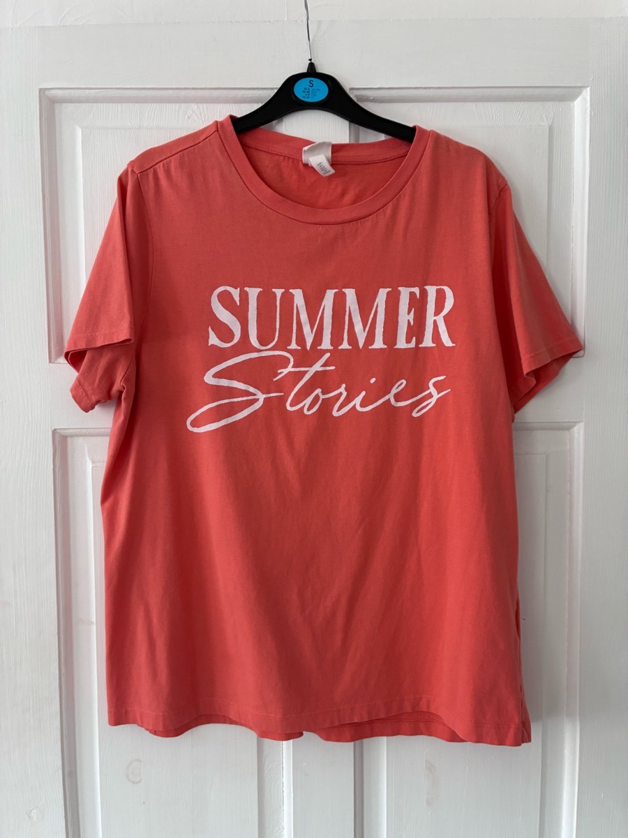 H&M Women's "Summer Stories" Graphic T-Shirt – Size L