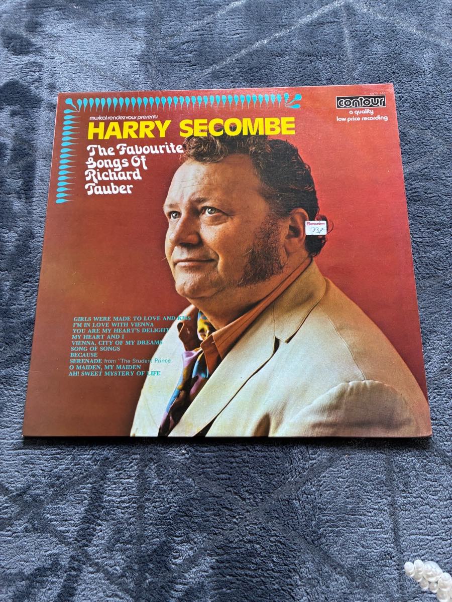 Harry Secombe - The Favourite Songs of Richard Tauber Vinyl LP