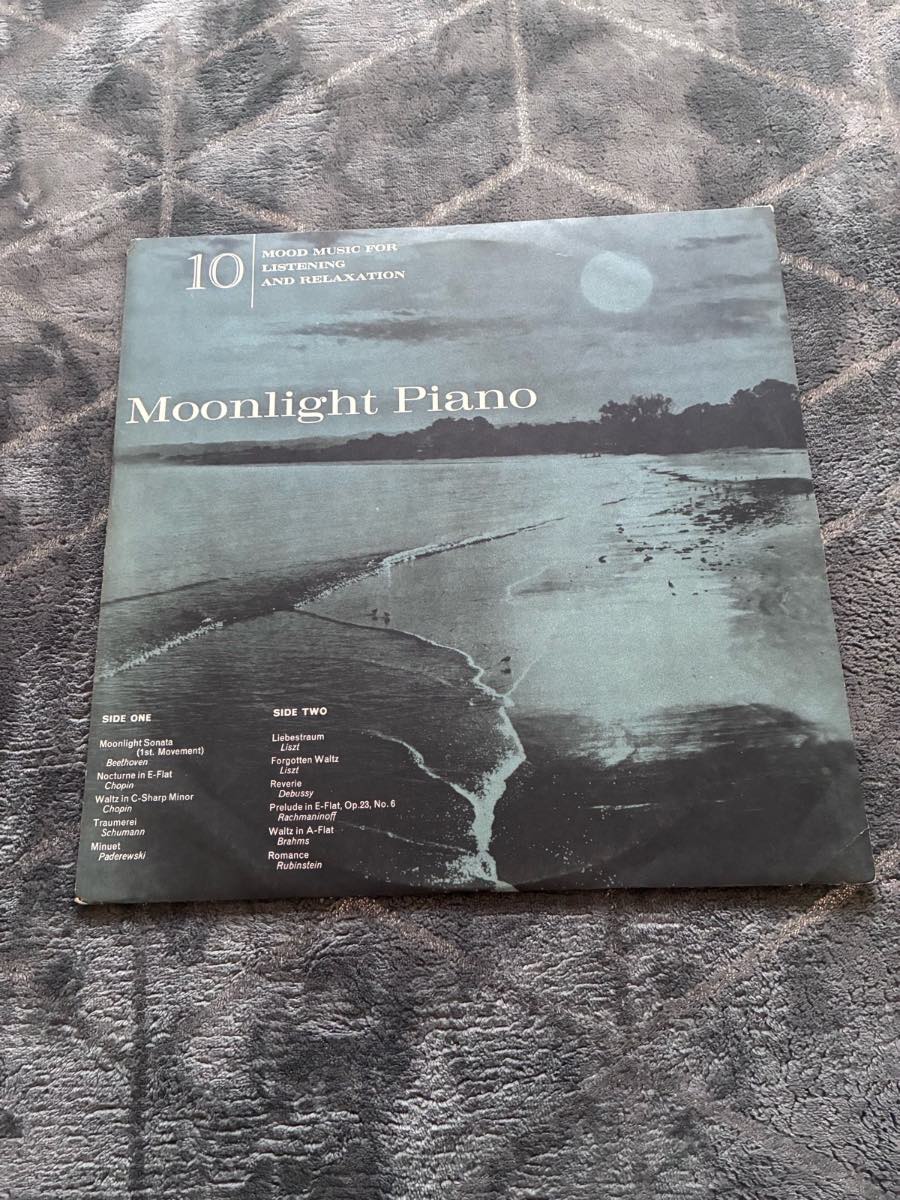 Moonlight Piano, 10 Mood Music For Listening & Relaxation Vinyl