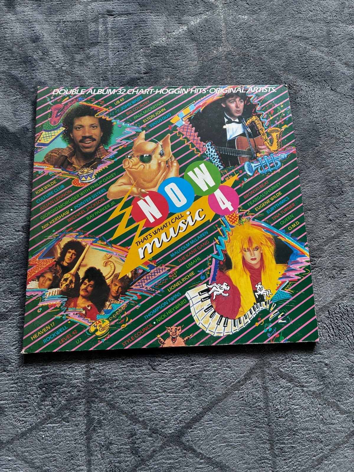 a genuine, original 1984 UK press of the iconic Now That's What I Call Music! 4 compilation album. T