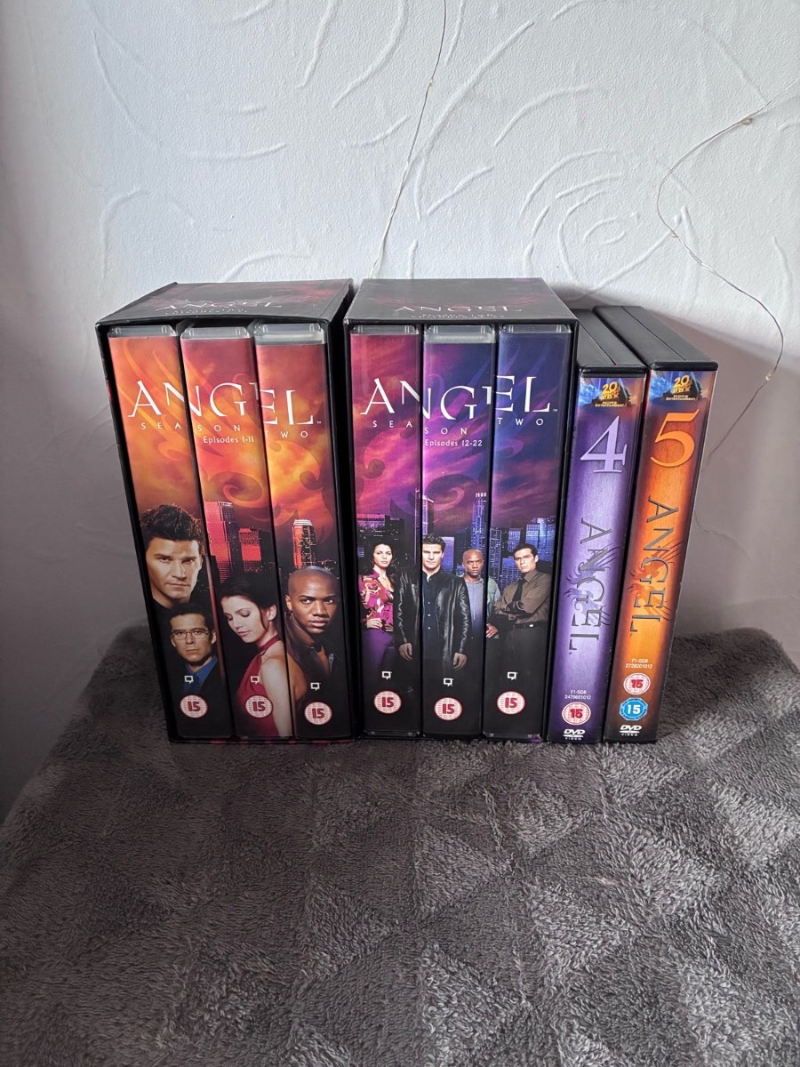 Angel Boxset. Season Two VHS, Season 4&5 DVD Box Set