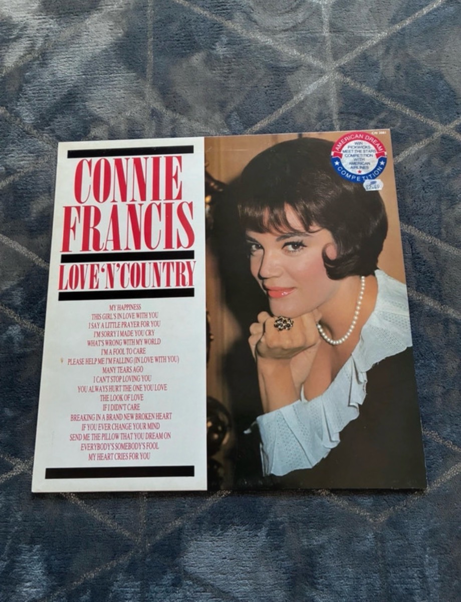 Connie Francis Love 'N' Country Vinyl Album