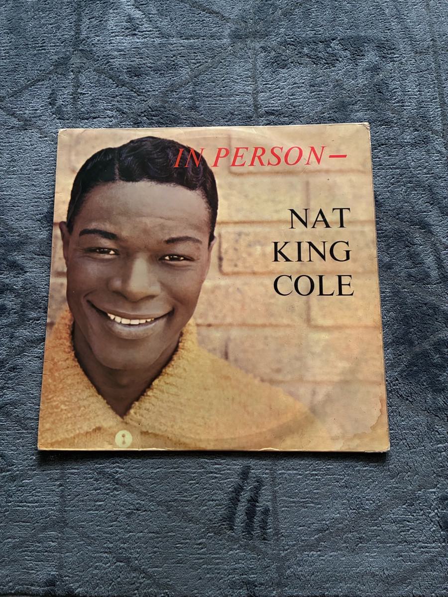 Nat King Cole – In Person Vintage Vinyl LP Record (Mono)