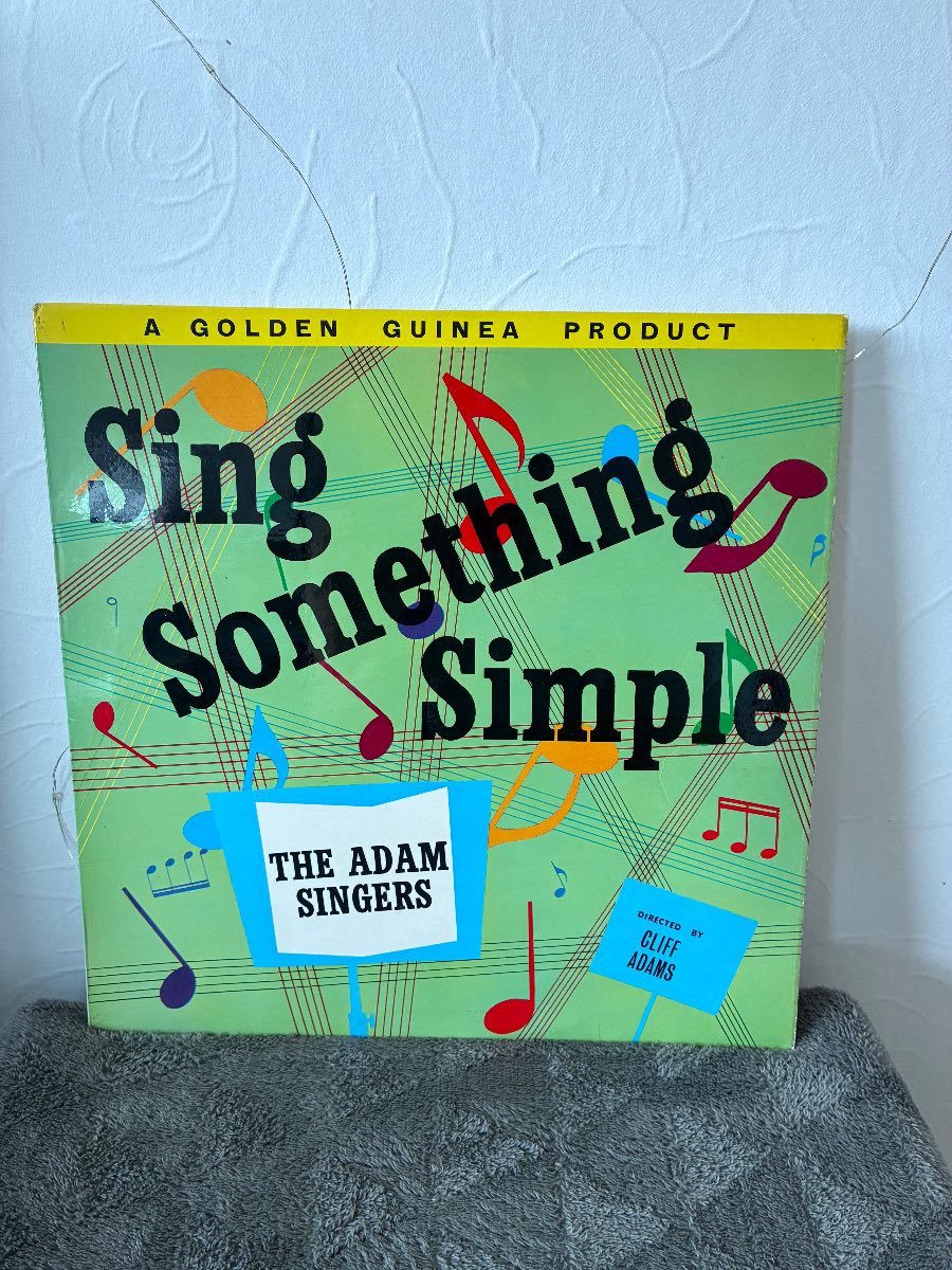 The Adam Singers Sing Something Simple Vinyl LP Pye Golden Guinea GGL 0150 12"