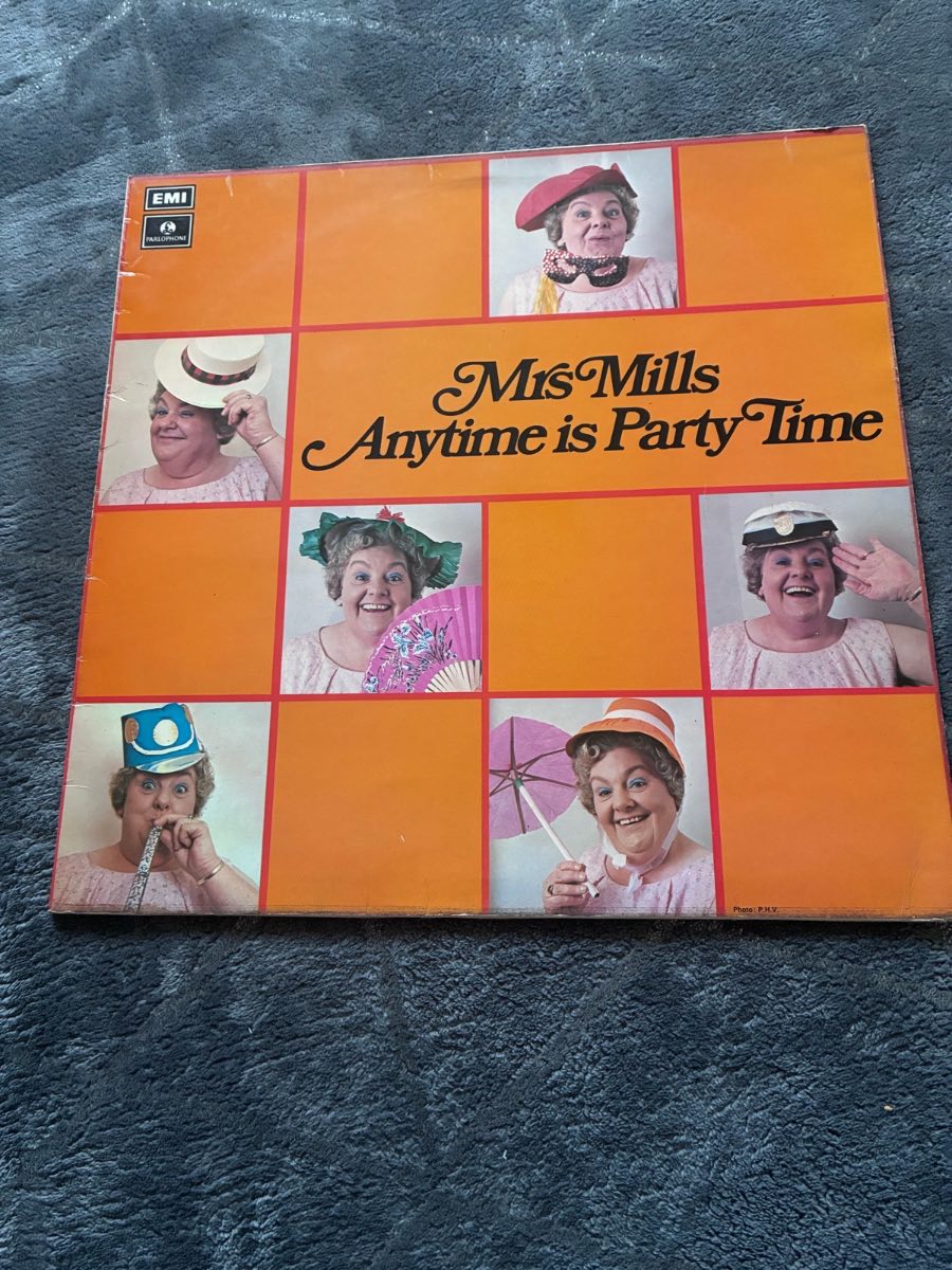 Mrs Mills Anytime Is Party Time Vinyl LP Album Record