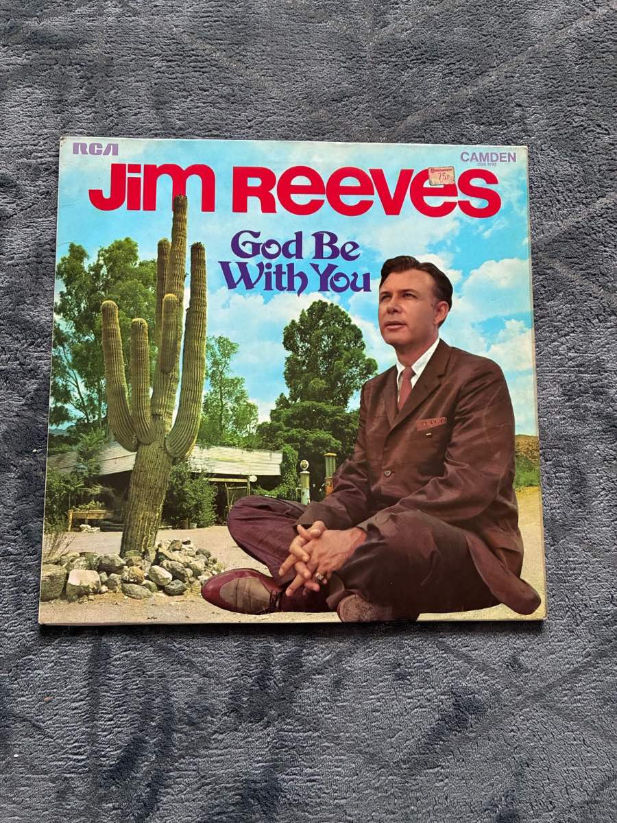 Jim Reeves – God Be With You Vinyl LP (1971 RCA Camden UK Pressing)