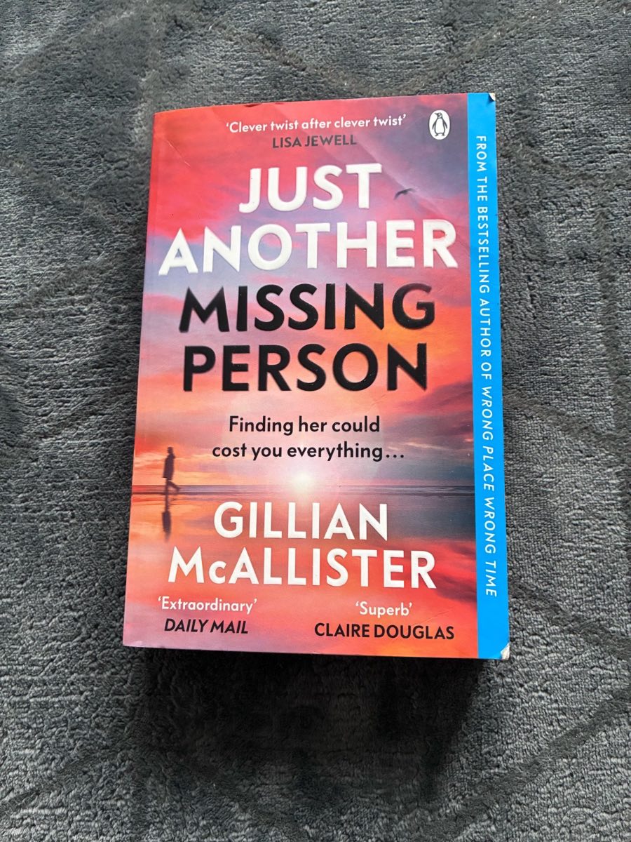 Just Another Missing Person by Gillian McAllister (Paperback, 2024) Thriller