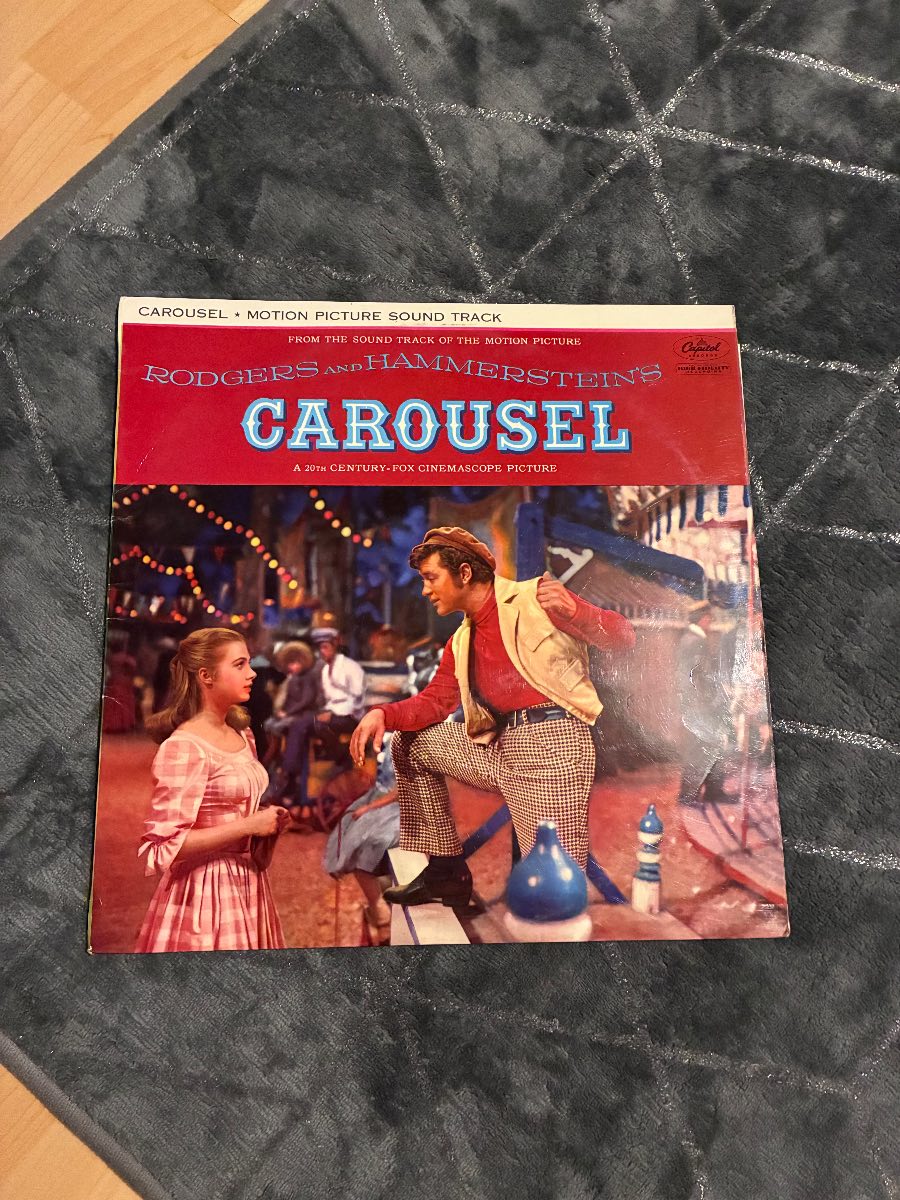 original motion picture soundtrack vinyl record for the 1956 musical Carousel