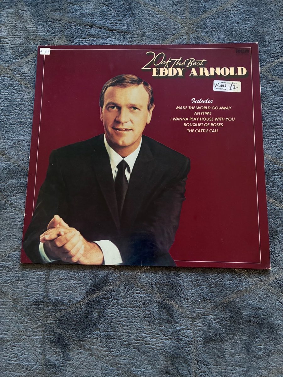 Eddy Arnold – 20 Of The Best (Vinyl LP, Compilation, 1982) RCA International