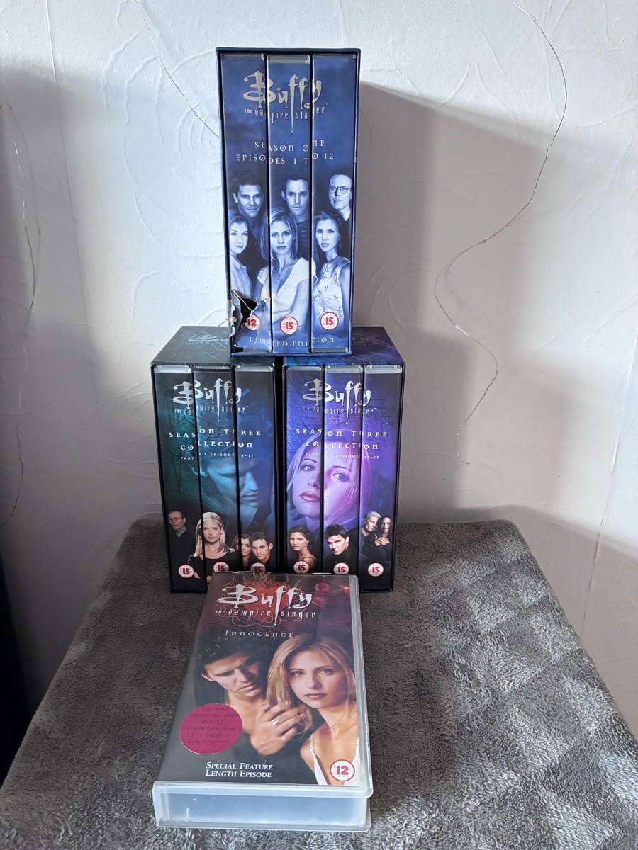 Buffy The Vampire Slayer VHS Box sets Season 1&3, Also Innocence