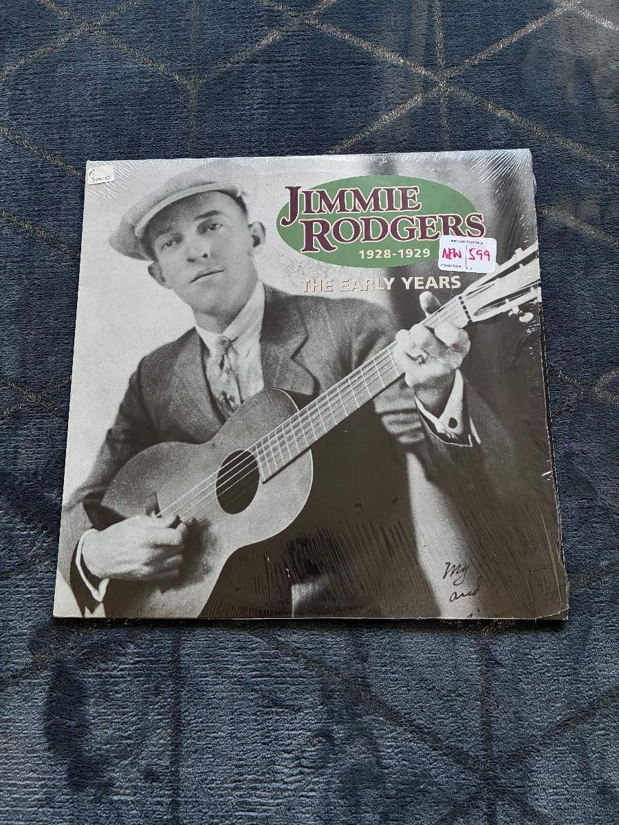Jimmie Rodger’s 1928-1929 The Early Years Vinyl LP