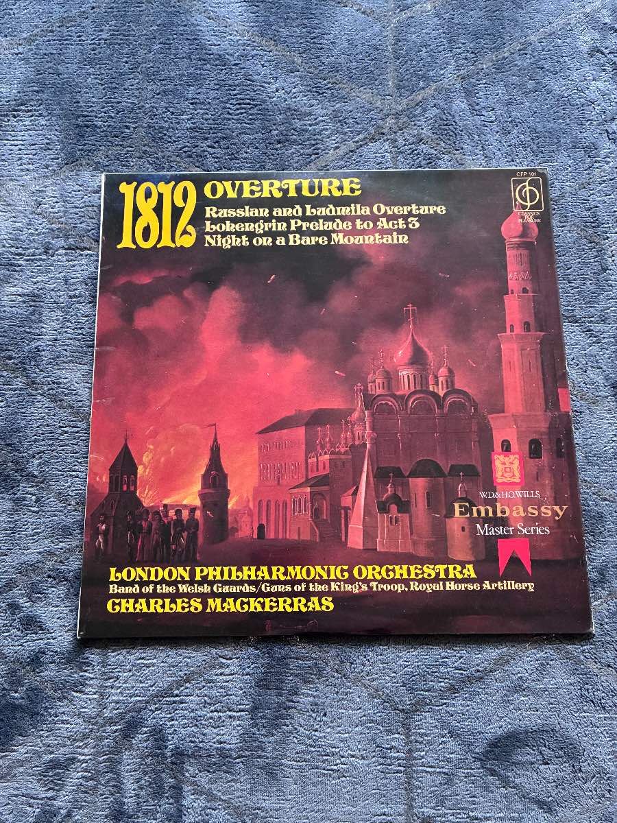 Vintage Tchaiikovsky Overture 1812 Vinyl LP Record