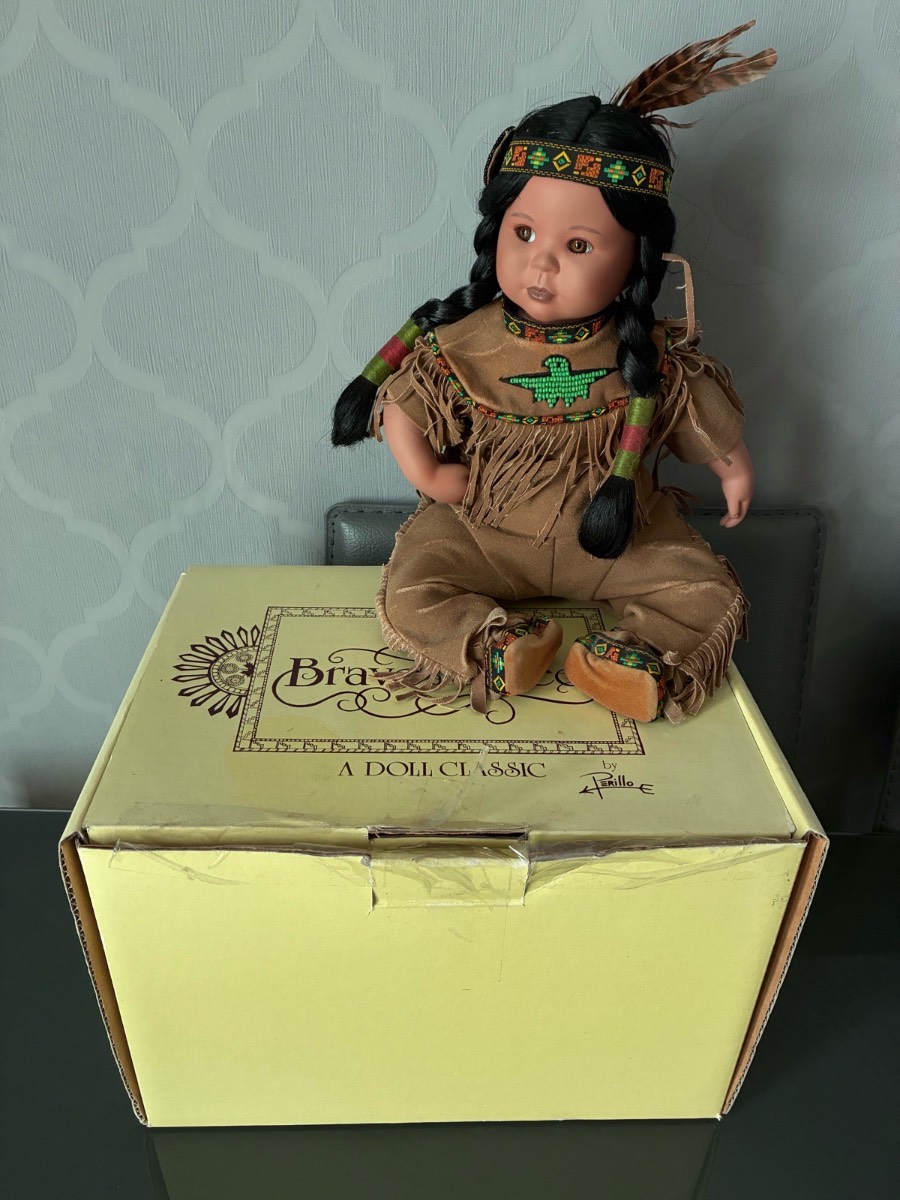 Vintage 1992 Danbury Mint "Brave & Free" Doll by Gregory Perillo (With Box)